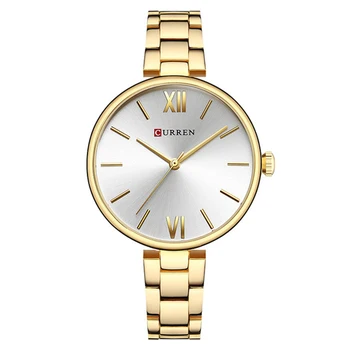 Curren Top Márka aranyóra Női Luxus Kvarc Karóra Női Ajándék Divat Női Vízálló Óra Reloj Para Mujer