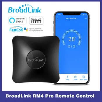 Broadlink RM4 Pro Universele Intelligente Afstandsbediening Intelligens Otthon Wifi +IR+ Rf Schakelaar Működik találkoztál Alexa
