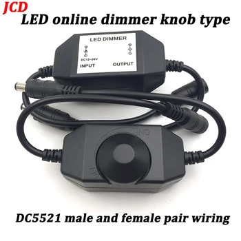 LED Online Dimmer 301-501-304-303 Online Kapcsoló, fekete-Fehér Gomb Dimmer
