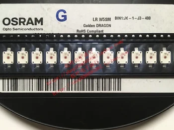 10db/OSRAM LRW5SM Nagy teljesítményű 7060 Lapos fejű 625nm Vörös Fény Autóipari LED Lámpa Gyöngyök 3W