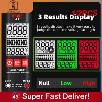 1/2DB A1 Mini Multiméter LCD Digitális Teszter Feszültség Érzékelő 2000 Számít DC/ Feszültség Frekvencia Ellenállás NCV Élő Folytonosság
