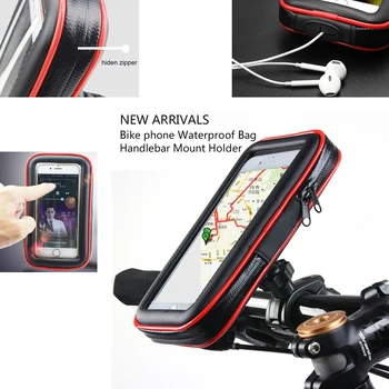 Vízálló érintőképernyő Esetben Táska Motorkerékpár Kerékpár Telefon tartó Google 8 7 6 Pro 6A 7A 5A 3A XL,LG Bársony 5G,Sony 1 5 10 IV.