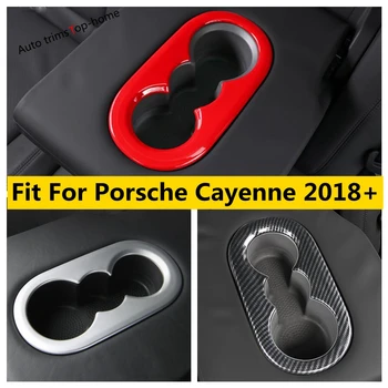 Hátsó Üveg Vizet Pohártartó Dekoráció Keret Fedezi Berendezés Alkalmas Porsche Cayenne 2018 - 2023 Belső Kiegészítők