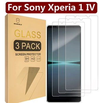 Mr Pajzs [3-Pack] Célja A Sony Xperia 1 IV. [Edzett Üveg] [Japán Üveg 9H Keménység] Képernyő Védő