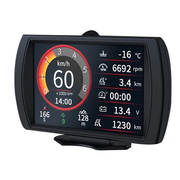 M90 Multi-Funkciós Autó, Head-Up Display GPS HUD Lejtőn Méter OBD-II Sebesség Órában, Autó Tartozékok