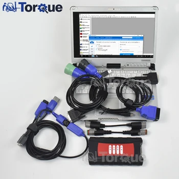 a Toughbook CF-c2 laptop Dízel motor diagnosztikai eszköz inline7 a Insite profi v8-as.7 data link adapter