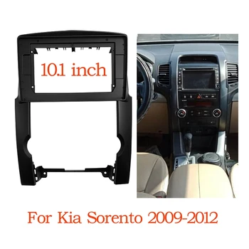 10.1 Inch 2 Din Autós Sztereó Rádió Fascia Dash-Lejátszó DVD-Adapter Keret Panel Kia Sorento 2009-2012