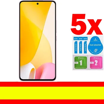 5 Képernyő Védő Kompatibilis Xiaomi 12 Lite Edzett Üveg Generikus Üveg Nem Teljes Szélén 2.5 D Átlátszó Anti Karcolás Anti-shock Karcolás Esetben, Barátságos Tisztító Készlet Szállítási Spanyolország Gmobils