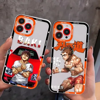 Japán Anime Baki Telefon tok Samsung S 20 S 21 S 22 S 23 lite plus ultra Mobil Címlap