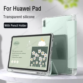 A Huawei Honor Pad, 8, 12 colos X8 X9 Pro 7 V6 Esetben a Ceruza tartó Matepad Levegő 11.5 Pro 11 10.8 SE 10.4 T10S Borító