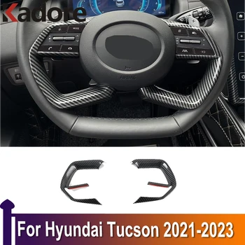 Hyundai Tucson NX4 2021 2022 2023 Belső Berendezés Kormánykerék Panel Fedél Keret Takaró Matrica Tartozékok 2DB