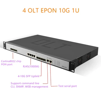 EPON OLT 1,25 G uplink 10G 4port E04 1U EPON OLT 4 Port Triple-Play olt epon 4 pon 1,25 G SFP port PX20+ PX20++ PX20+++