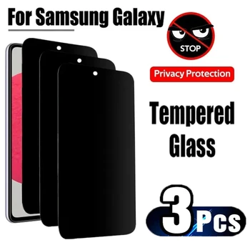 Adatvédelmi képernyővédő fólia Samsung Galaxy M31S M40S M51 M62 M53 M52 5G Anti-spy Edzett Üveg Filmek