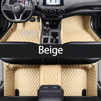 Egyedi Autós Szőnyeg VW Golf 8 2021 2022 Luxus Bőr Emelet Tartós Szőnyegek Teljes Protector Automatikus Kiegészítők Láb Szőnyeg