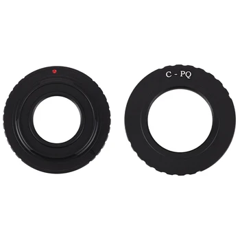 2 Db Fekete C Objektív Adapter: 1 Db A Fujifilm X Fuji X-Pro1 X-E2 X-M1 & 1 Db A Pentax Q Q7 Q10 Q-S1