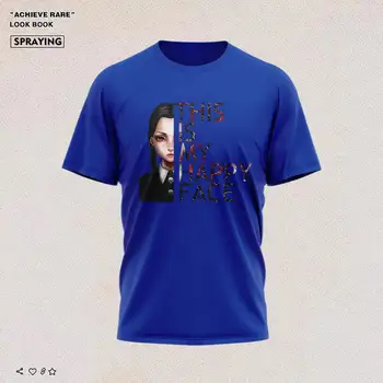 Ez A Boldog Arcát, szerda Addams Ing Addams family-T-shirt Hűvös Halloween Tees Lányok Esztétikai Graphic Tee Tumblr Maximum