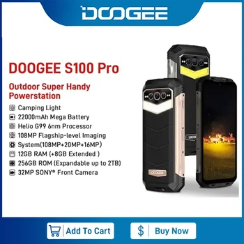 DOOGEE S100 Pro Kemping Lámpa Masszív 6.58