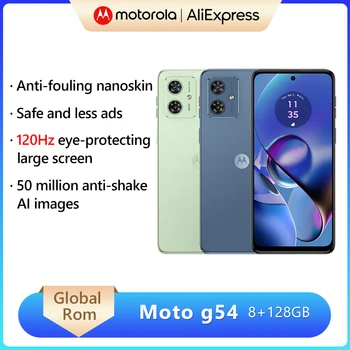 Motorola MOTO G54 5G Okostelefon Mediatek Dimensity 7020 Octa-Core 8GB128GB 6.5