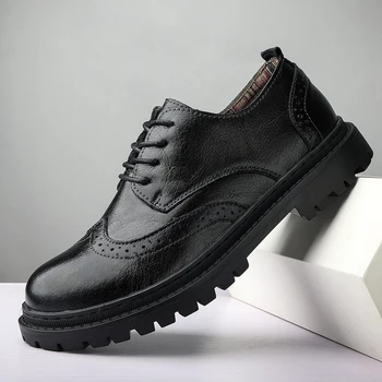 A Férfiak Fekete Ruha, Cipő 2022 Új Emberek Oxford Bőr Cipő Puha Csúszásgátló Vezetői Üzleti Naplopók Cipő Férfi Chaussure Homme