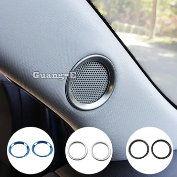 Autó Stílus Belül Egy Oszlop Ajtó Audio Beszélni hangelnyelő Gyűrű Kör Trim 2db Mazda CX CX8-8 2017 2018 2019 2020