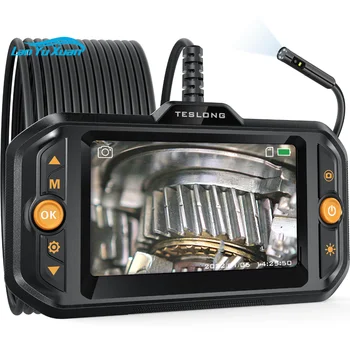 Új Design Tripla Lencse Endoszkóp Teslong 7.9 MM Füles Ellenőrző Kamera 8Led Fények Autóipari Ipari Kamera Hatálya