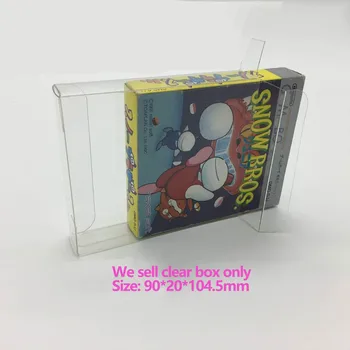 Átlátszó PET védőburkolat A GameBoy GB Japán JP versionn tároló kijelző doboz Gyűjtemény esetben