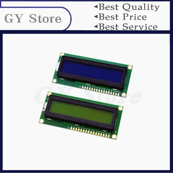 1DB LCD1602 1602 modul zöld képernyő 16 × 2 Karakteres LCD Kijelző Modul.1602 5V zöld háttér, fehér, kód arduino