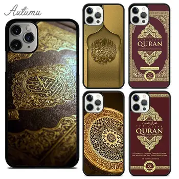Iszlám könyv korán arab iszlám idézetek Telefon tok iPhone 15 SE2020 11 12 13 14 Pro Max mini XR XS 6 7 8 Plusz Fedezze Fundas
