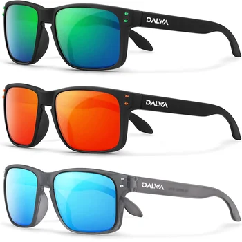 Dalwa Unisex Polarizált Napszemüveg Túrázás, Horgászat Klasszikus Napszemüvegek UV400 Szemüveg Férfi Vezetési Árnyalatok