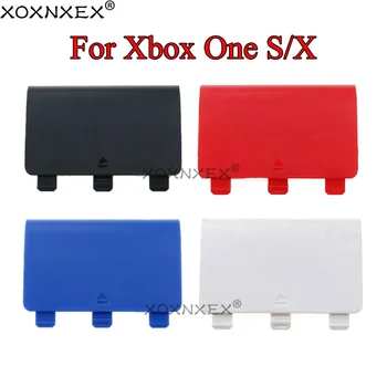XOXNXEX 2db Műanyag Elemtartó Fedelét az Xbox Egy X S Vezeték nélküli Vezérlő Fedél Vissza az Esetben Csere Ház Shell Ajtót Borító