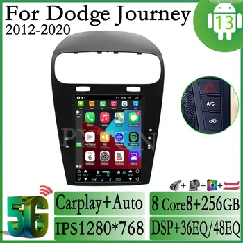 PXTON Autó Rádió, A Dodge Journey Fiat Freemont 2011-2020 Tesla Képernyő Carplay Navigátor Multimédia Lejátszó Android13 5G