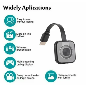 W13Wireless WiFi, Projektor Audio Video Adó, Vevő, HDMI-kompatibilis Telefon, PC, TV, Monitor, Képernyő Tükrözés videokártya