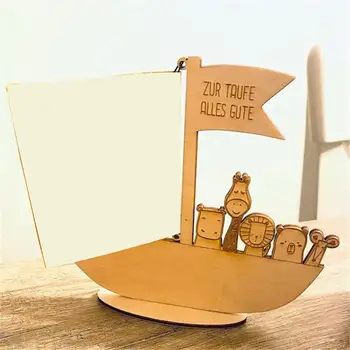 Fa Pénz Jogosultja. Hajó Alakú Klip. Dekoratív pénzcsipesz Minimalista Tárca az Évforduló Hálaadás Születésnapi Ajándék