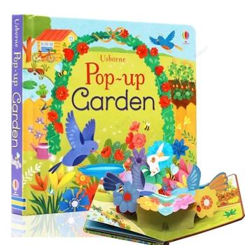 3D Fedelet Képet angol Könyvek Usborne felbukkan a Gyerekek Meséket Olvasni A Könyvet angol Montessori Tanulás-Játékok Gyerekeknek Ajándék
