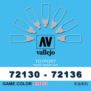 Vallejo Festék 72130-72136 Játék Sorozat Pigment Festmény Spanyol Modell Gunpla Gundam Műanyag Vízi Környezet Védelme